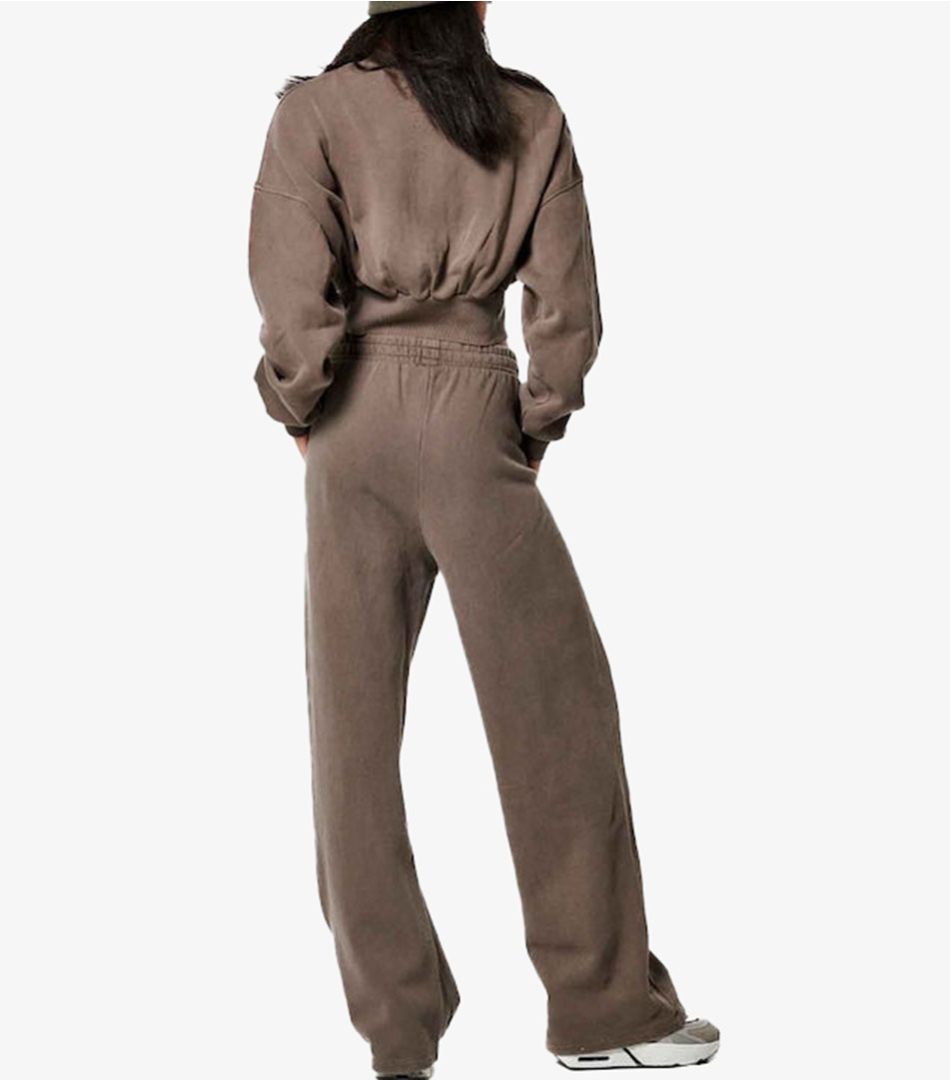 Body Action Faded Effect Highwaist Jazz Pants