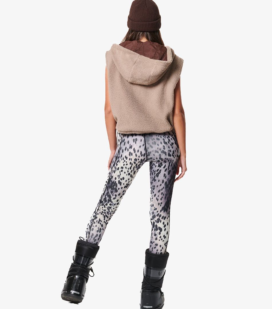 Body Action Sherpa-Fleece Hoodie Gilet