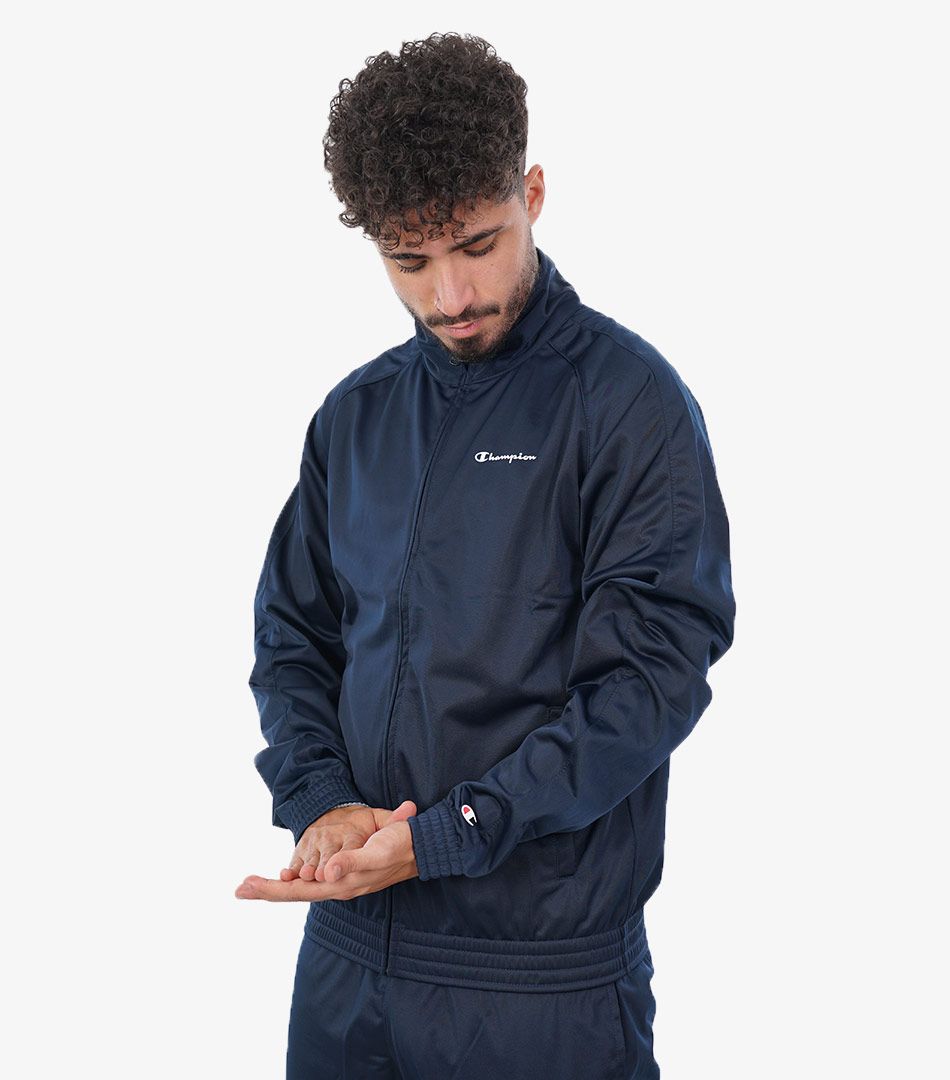 Navy blue champion shop tracksuit