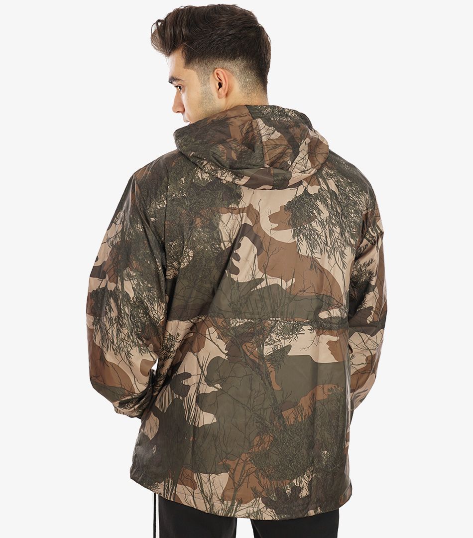 regen blocked shell camo windbreaker